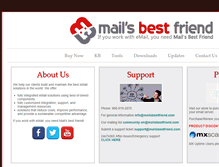 Tablet Screenshot of mailsbestfriend.com